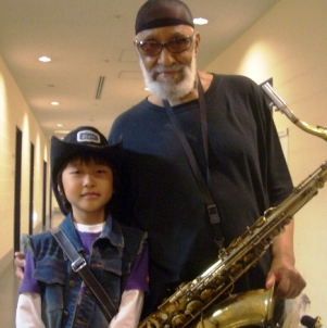 Tiger with Sonny Rollins